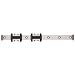 THK Linear Motion Guide Model RSR-WZM, Double Block, Outer Dimensions: 9mm Height, 25mm Width, 31.5mm Length, Rail: 14mm Width, 5.2mm Height, 30mm Pitch, 200mm Length, Load Capacity: 486 pound-Force