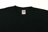 製品染めアンビル半袖TシャツブラックL