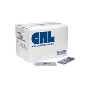 CRL Razor Blade Holder and Window Scraper in a Bulk Box of 100