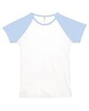 Ladies' Cap Sleeve Baseball T-Shirt