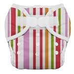 Thirsties Duo Cloth Diaper Size 2 Warm Stripes