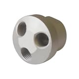 214g8iHGxTL. SL160  Interstate Pneumatics FPM84A 1/2 Inch FPT x 1/4 Inch FPT Brass Tripod Manifold   3 Way Adaptor