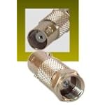 IEC BNC Female to F-type Male Coax Adapter