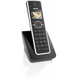 Philips SE6590B - Cordless extension handset w/ call waiting caller ID - DECT - black