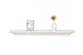 WELLAND 36 Inch Solid Pine Wood Floating Shelves Wall Mounted,Corona Crown Molding Floating Wall Display Shelf,White Finished.