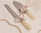IMAGE OF Ivory Knife & Server Set