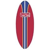 Surf & Sea Rug - Red Surfboard