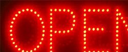 OPEN CLOSED Flashing Message Electronic LED Sign