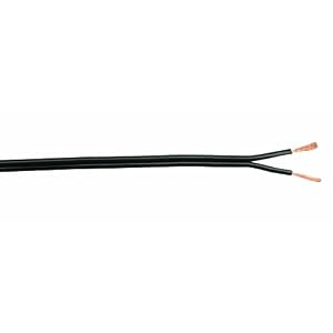Coleman Cable 60126-66-08 16 2 SPT-2 Bulk Lamp Cord, 300-Volt 16-Gauge 250-Feet Spool, Black by Coleman Cable