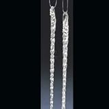 GLASS ICICLE ORNAMENTS 12 PC SET