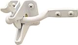 National #N262-105 White Auto Gate Latch