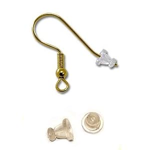 -Fancy-Style-Easy-to-Grab-Rubber-Ear-Nuts-Clear-Earring-Safety-Backs-100-