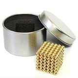 NEOCUBE Gold - der magische Neodym-Würfel - in Metalldose