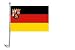 Suchen : Autoflagge Rheinland-Pfalz  30 x 40 cm