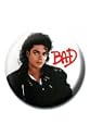 Michael Jackson BAD Album Licensed Metal Pin Badge