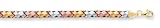 14K Tri-Color Gold Bracelet - 7