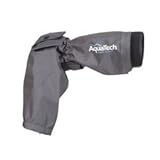 AquaTech SS-200G Grey Sports Shield Rain Cover for many Canon and Nikon Len ....
