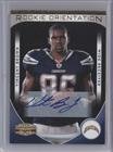 Vincent Brown #8/10 San Diego Chargers (Football Card) 2011 Panini Gridiron Gear Rookie Orientation Signatures [Autographed] #12