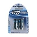Ansmann NiMH Akku AAA Micro 1000 mAh 4er Pack