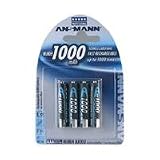 Ansmann NiMH Akku AAA Micro 1000 mAh 4er Pack