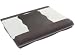 Computer Lap Desk With Padded Wrist Rest (Black) (19 x 14.75 x 3.75)
