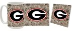 Georgia Bulldogs Camo Mug & Coaster Set