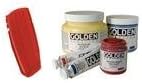 Golden Artist Colors Heavy Body Acrylic 2 oz. Cadmium Red Medium Hue