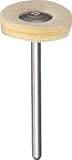 トラスコ中山/TRUSCO 平型ブラシ フランネル 布 外径Φ23X軸長40X軸Φ3(2167832) 233H-9 (23X40X3MM フランネル)