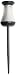 Solar Charged Ribbed Landscape LED Accent Light
