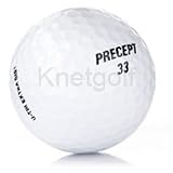  : 36 MINT PRECEPT U-TRI EXTRA DISTANCE USED GOLF BALLS + FREE TEES