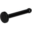 18 Gauge Black Flat Bioplast Nose Retainer