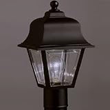 Kichler Black New Street Post Mounted
