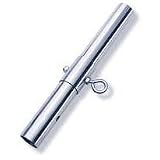 Adapter for Pole Pruner and Saw Heads, Aluminum Cylindrical with Eye Bolt - Fits 1.25 Inch Diameter