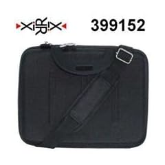 XiRRiX Premium EVA Hardcover Netbooktasche Universal - bis 10,2" (25,9cm) bis 11,6" (29,4cm) mit Tragegriffen und Schultergurt - schwarz