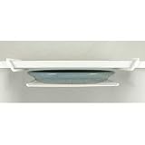 Under-Shelf Tray/Platter Holder (White) (10-5/8 x 10-1/4 x 3)