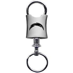 San Diego Chargers Laser Etched Valet Keychain