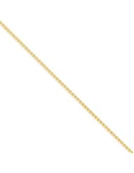 14k Gold 1.25mm Spiga Chain 14 Inches