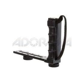 Kaiser Folding Flash Bracket with Hand Strap for Shoe Mount Flashes.