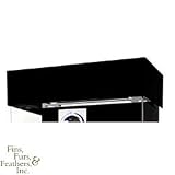 Clear-for-Life Black Acrylic Canopy for 29 Gallon 30in x 12in Aquarium