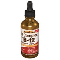 Sundown Vitamin B12 Complex Sublingual Liquid, 2 Oz