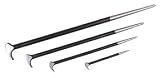 Sunex International 9804 Rolling-Head Pry Bar Set - 4 Pc.