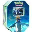 Pokemon Collector's Tin: Blue - Empoleon Ex Promo Card with 4 Diamond & Pearl Packs