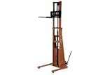 Battery Powered Lift Straddle Stacker Truck - Adjustable Legs 2000 Lb. Capacity