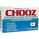 Chooz Antacid/ Calcium Sup Mint Gum Tts   12 Ea Sku 6350383