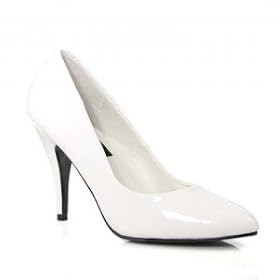 VANITY 420 4 Classic Pump, White Patent-Size 14 by Womens Vans Shoes