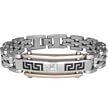 Stainless Steel Luxury Bracelet with Cubic Zirconia - 8'' long Stainless Steel Luxury Bracelet with Cubic Zirconia - 8'' long