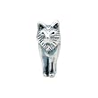 Kera Sterling Silver Wolf Bead