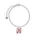 Large Pink Ballet Slippers Elegant Charm Bracelet [Jewelry]