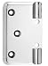 CRL Chrome Pinnacle Series Wall Mount Offset Back Plate by CR Laurence
