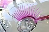 Universal Pink Car Headlight Lashes